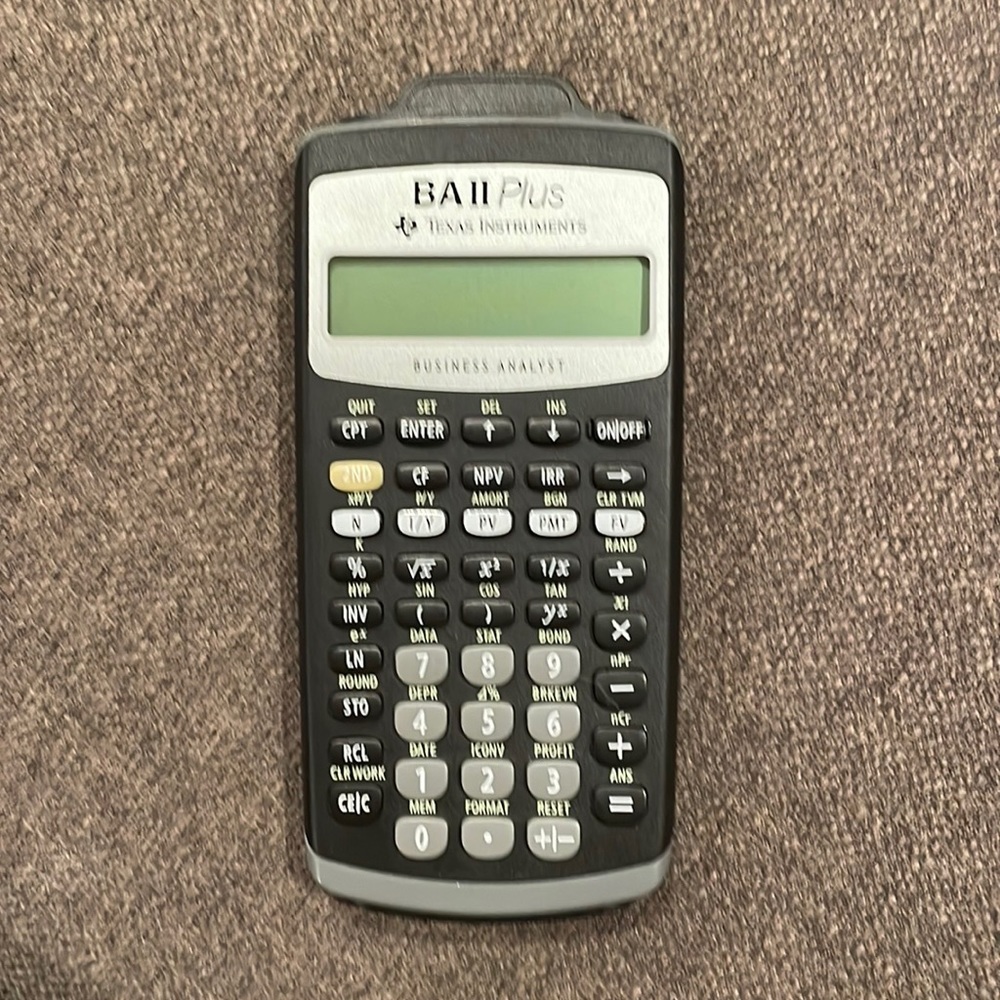 BA lol Plus Texas Instruments Calculator